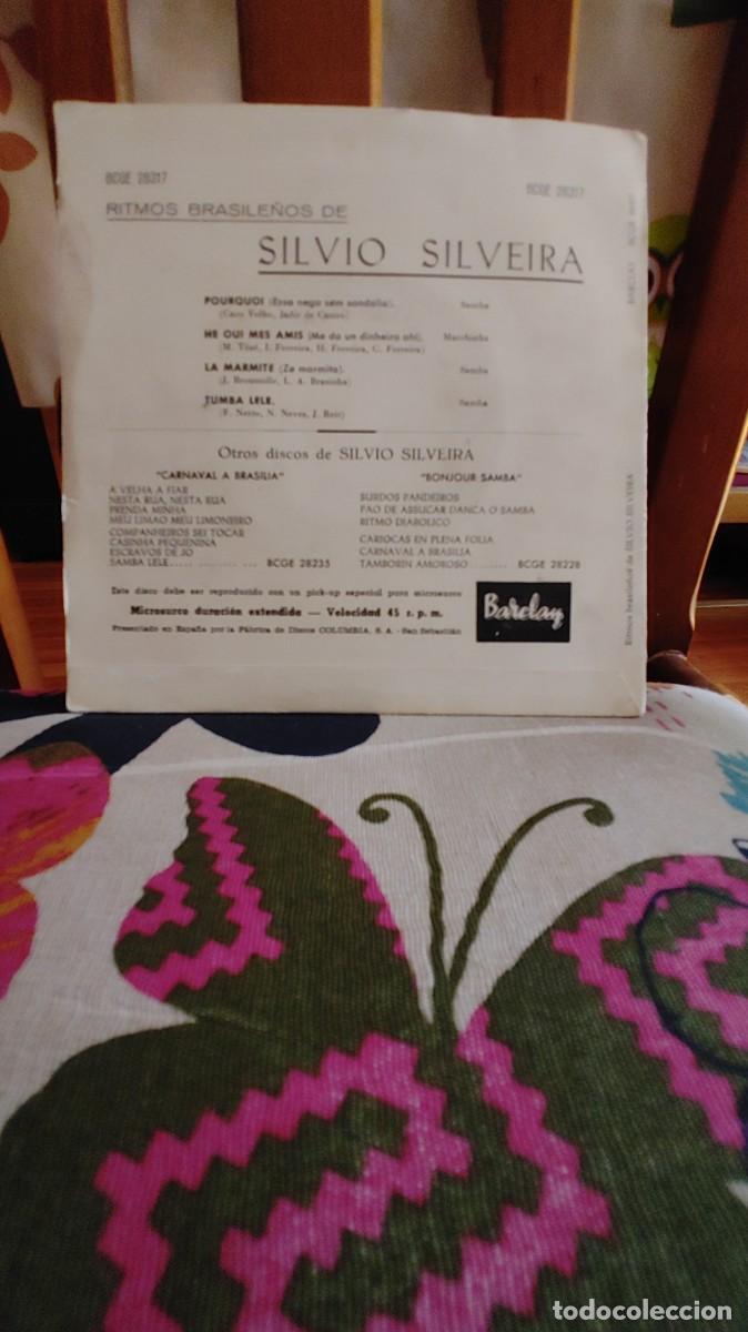 Discos de vinilo: SILVIO SILVEIRA-EP POURQUOI +3 - Foto 2
