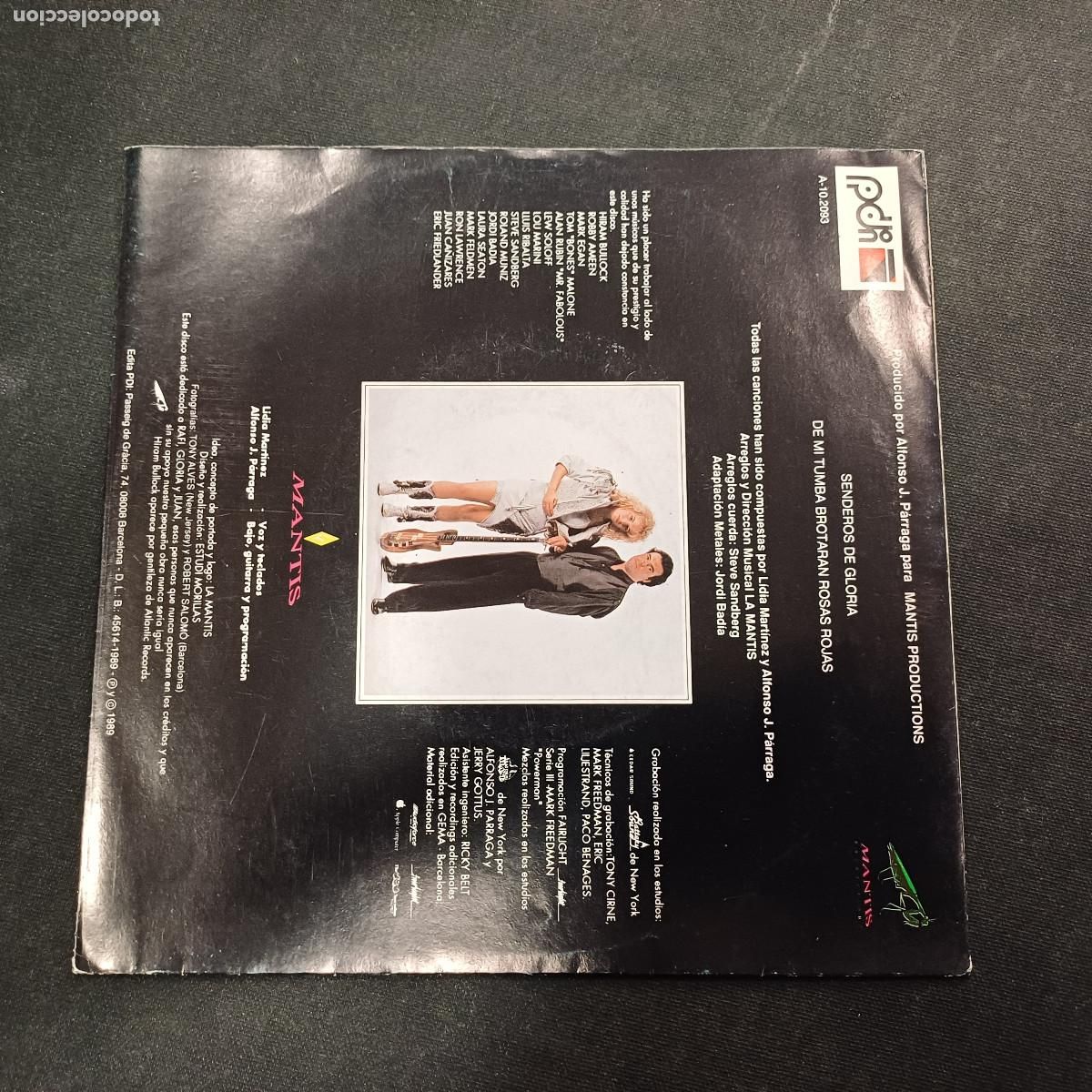Discos de vinilo: SENDEROS DE GLORIA/LA MANTIS/SINGLE. - Foto 3
