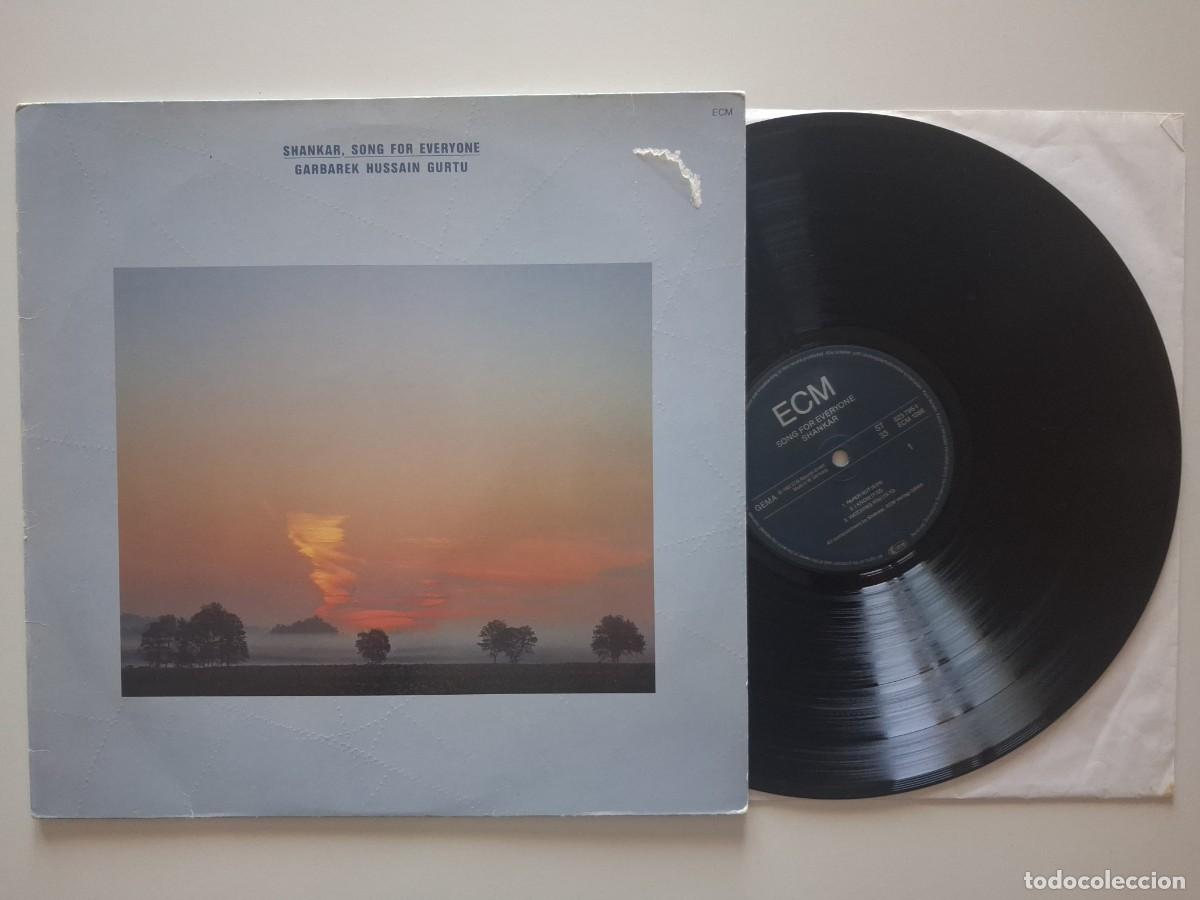 Discos de vinilo: Shankar, Garbarek, Hussain, Gurtu &ndash; Song For Everyone