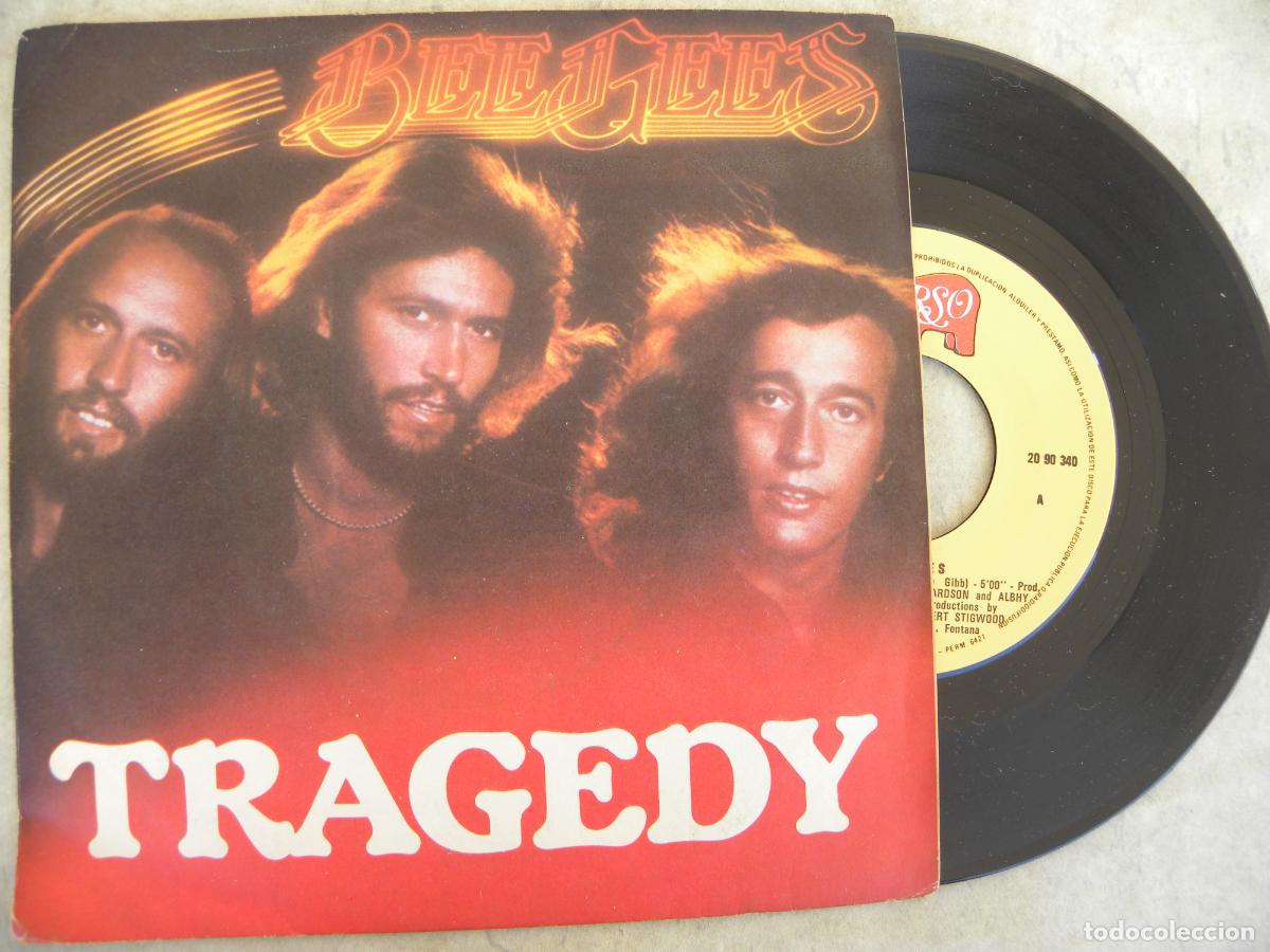 Discos de vinilo: BEE GEES -TRAGEDY -SINGLE 1979