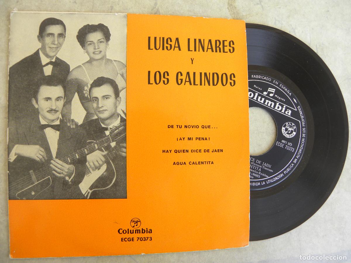 Discos de vinilo: LUISA LINARES Y LOS GALINDOS -EP -PEDIDO MINIMO 3 EUROS