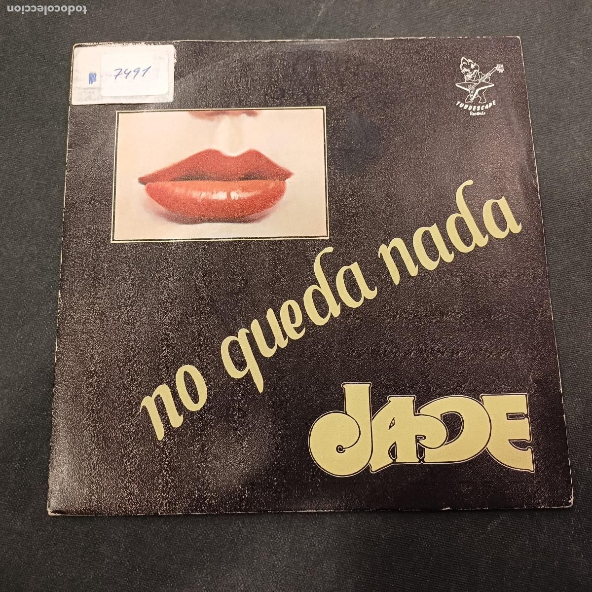 Discos de vinilo: JADE/NO QUEDA NADA/SINGLE PROMOCIONAL.