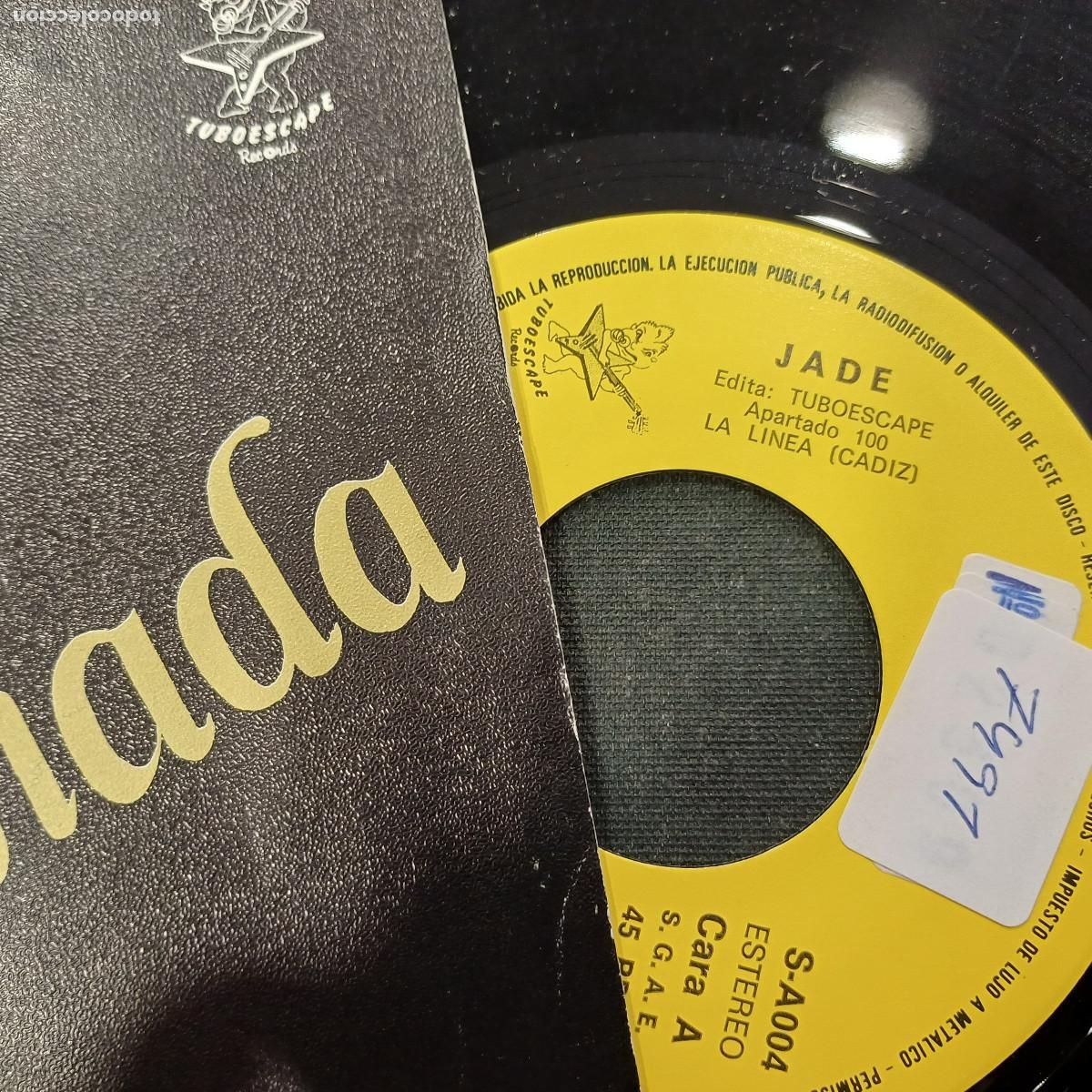 Discos de vinilo: JADE/NO QUEDA NADA/SINGLE PROMOCIONAL. - Foto 2
