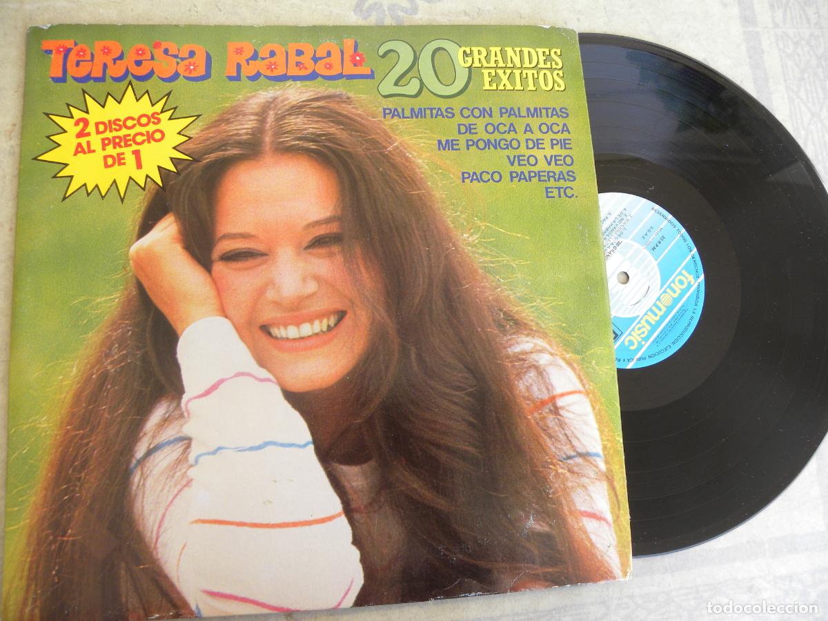 Discos de vinilo: TERESA RABAL (20 GRANDES EXISTOS) -DOBLE LP 1984