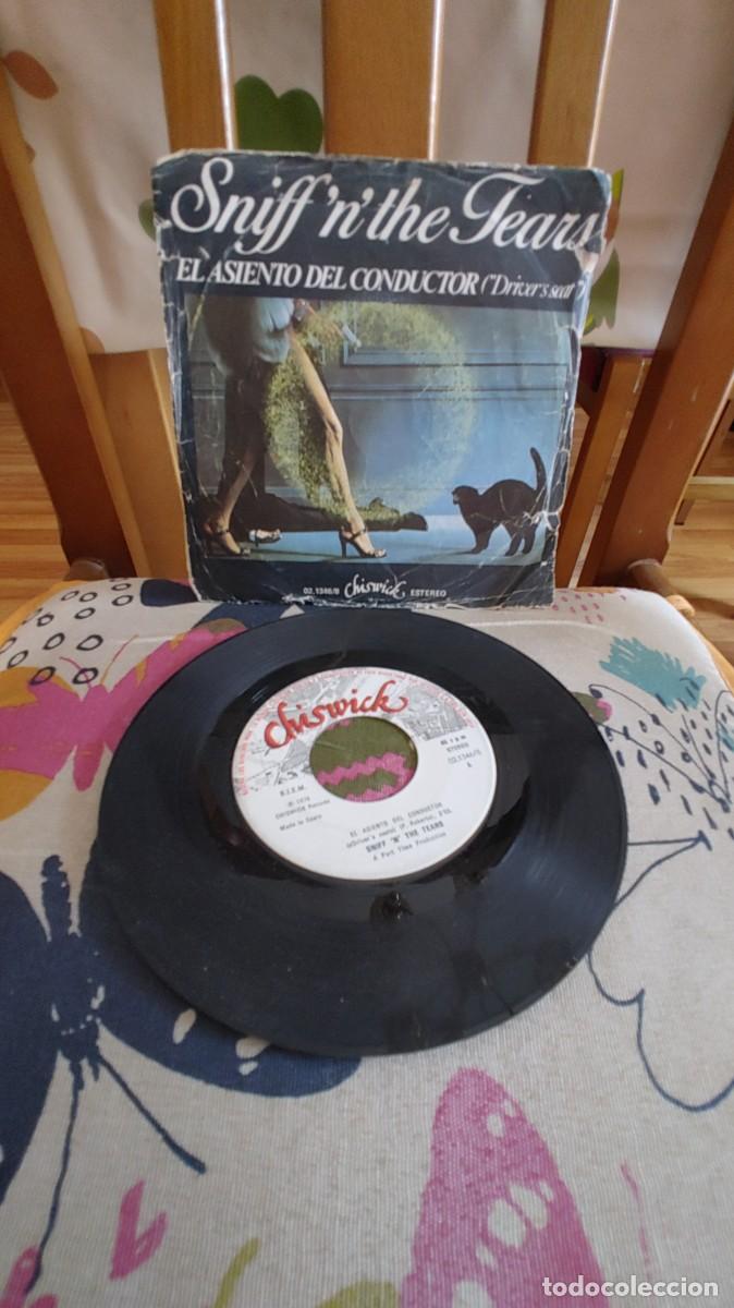Discos de vinilo: SNIFF 'N' THE TEARS-SINGLE EL ASIENTO DEL CONDUCTOR-PORT. REGULAR