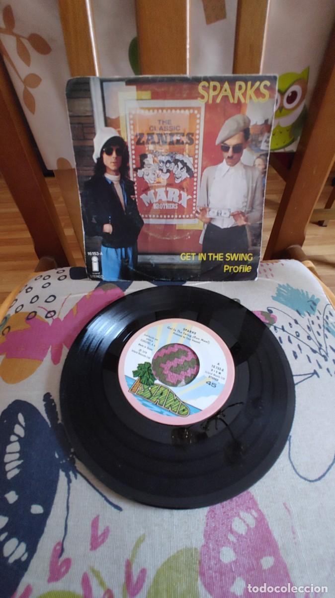Discos de vinilo: SPARKS-SINGLE GET IN THE SWING