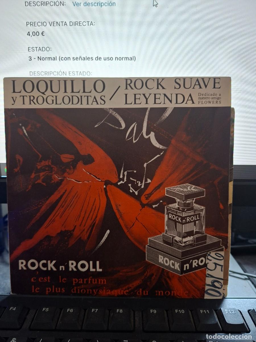 Discos de vinilo: LOQUILLO Y TROGLODITAS - ROCK SUAVE / LEYENDA - SINGLE DE VINILO - CAJA 55