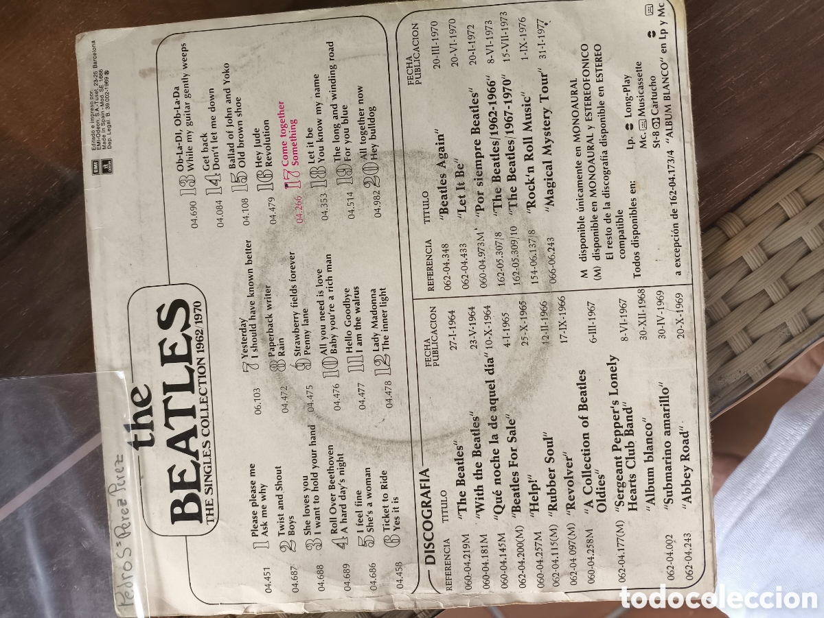 Discos de vinilo: Single de vthe beatles.lote.T.n.181 - Foto 2