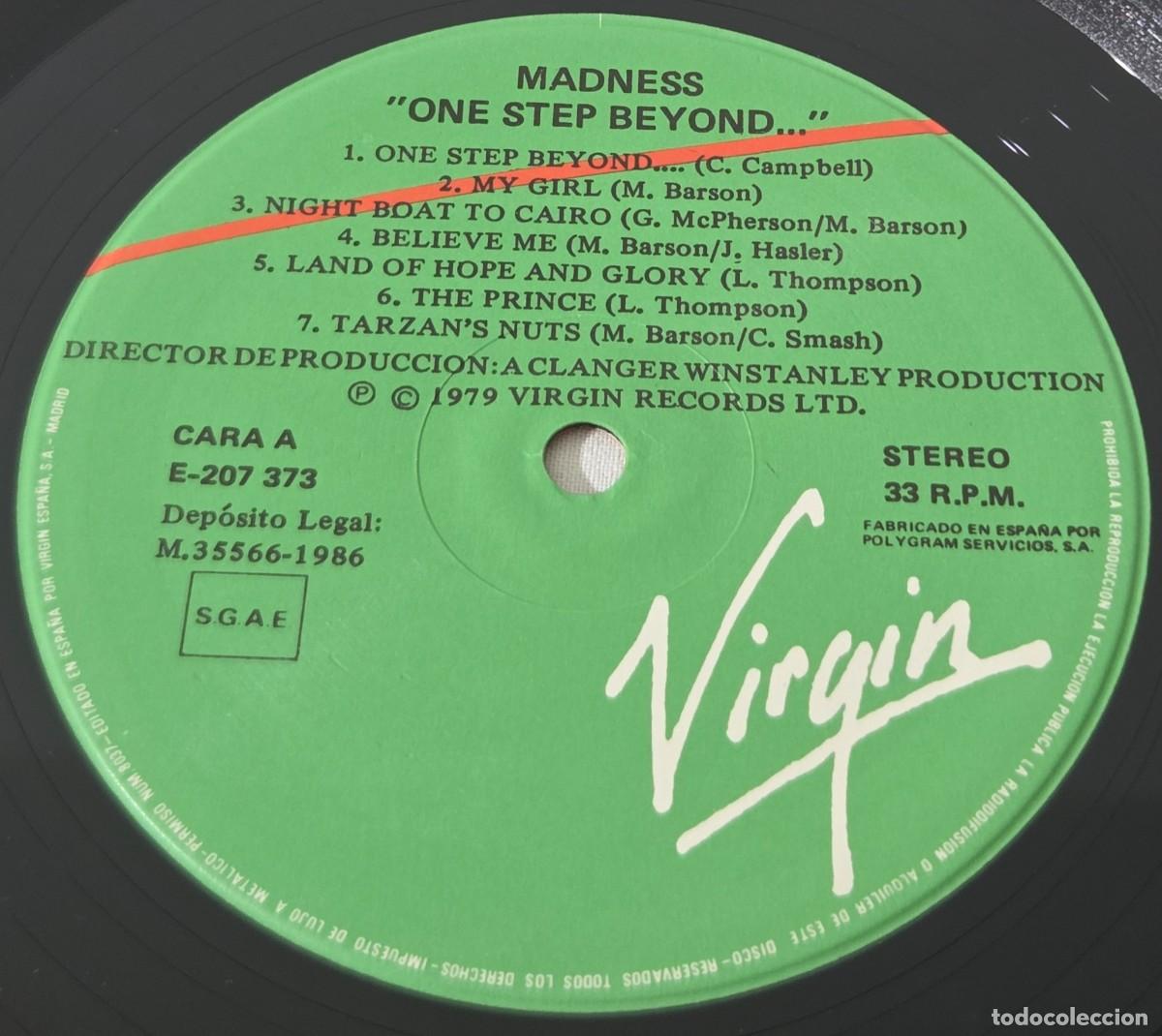 Discos de vinilo: LP Vinilo Madness &lrm;&ndash; One Step Beyond - Foto 5