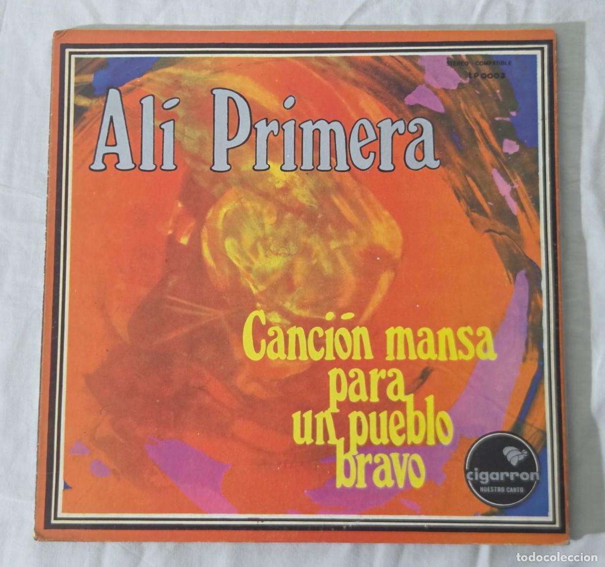 Discos de vinilo: LP Vinilo Ali Primera - Canci&oacute;n mansa para un pueblo bravo
