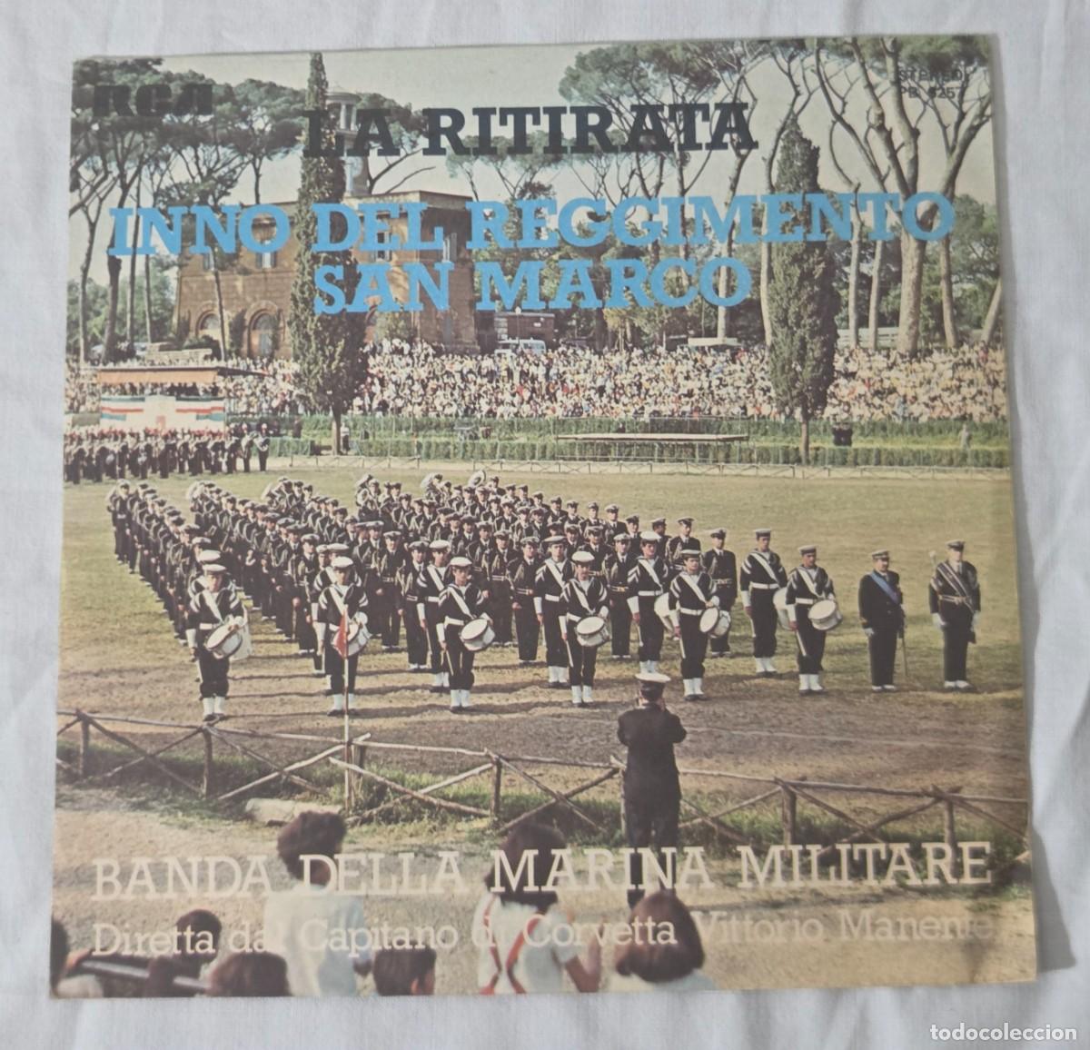 Discos de vinilo: Single Vinilo La Ritirata de la Banda Della Marina Militare dirigida por Vittorio Manente