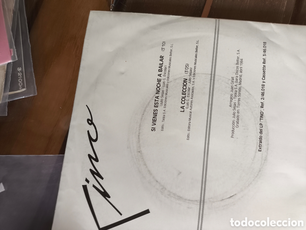 Discos de vinilo: Single de tino.loye.T.n.149 - Foto 2