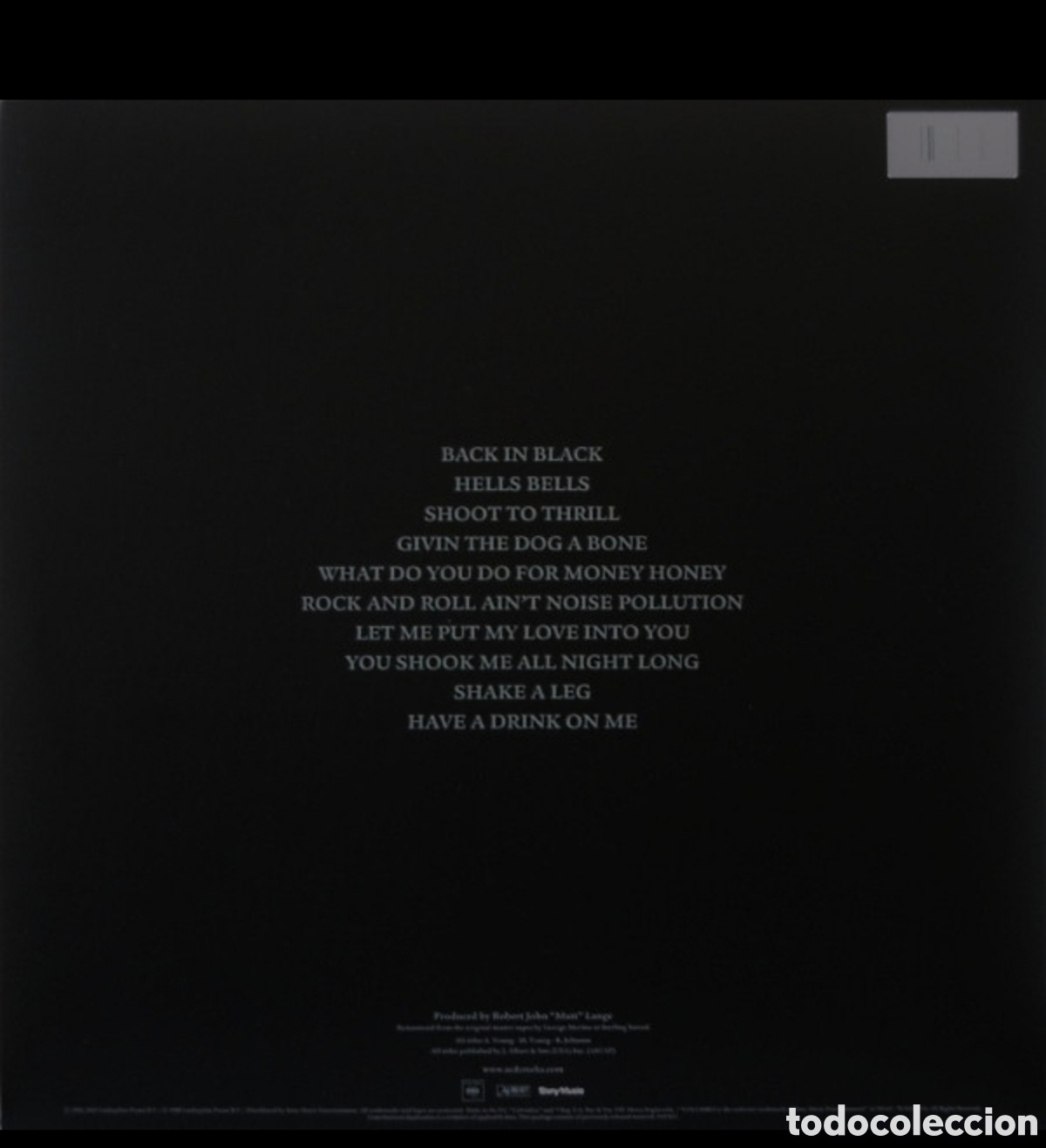 Discos de vinilo: AC/DC: Back in Black LP 2008 - Foto 2