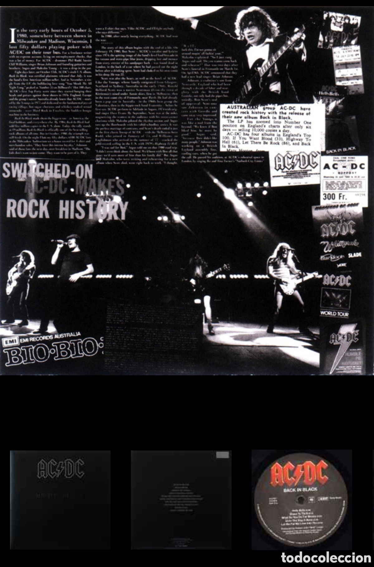Discos de vinilo: AC/DC: Back in Black LP 2008 - Foto 5