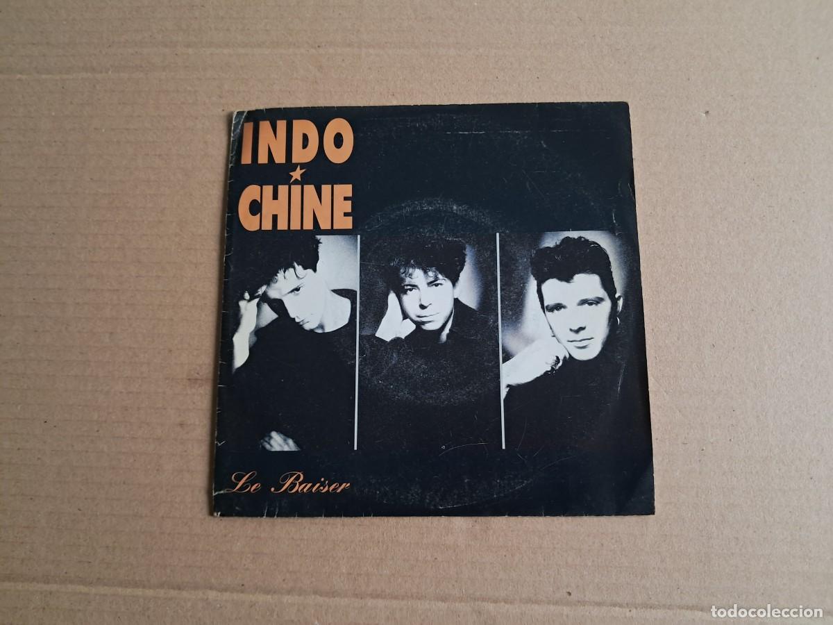 Discos de vinilo: INDOCHINE - LE BAISER SINGLE 1990 EDICION ESPA&Ntilde;OLA