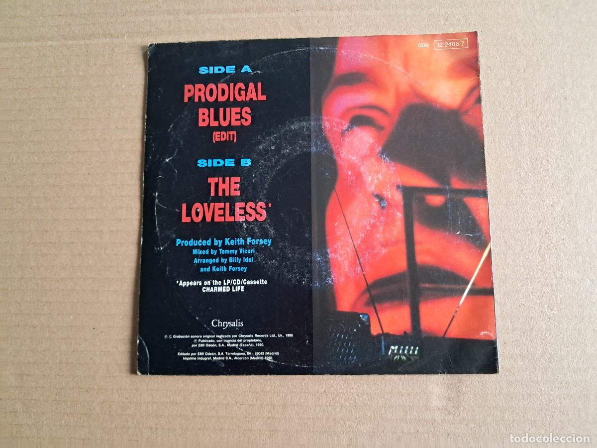 Discos de vinilo: BILLY IDOL - PRODIGAL BLUES SINGLE GATEFOLD 1990 EDICION ESPA&Ntilde;OLA - Foto 4