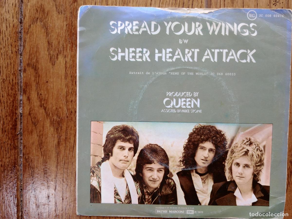 Discos de vinilo: Queen - spread your wings + sheer heart attack - Foto 2