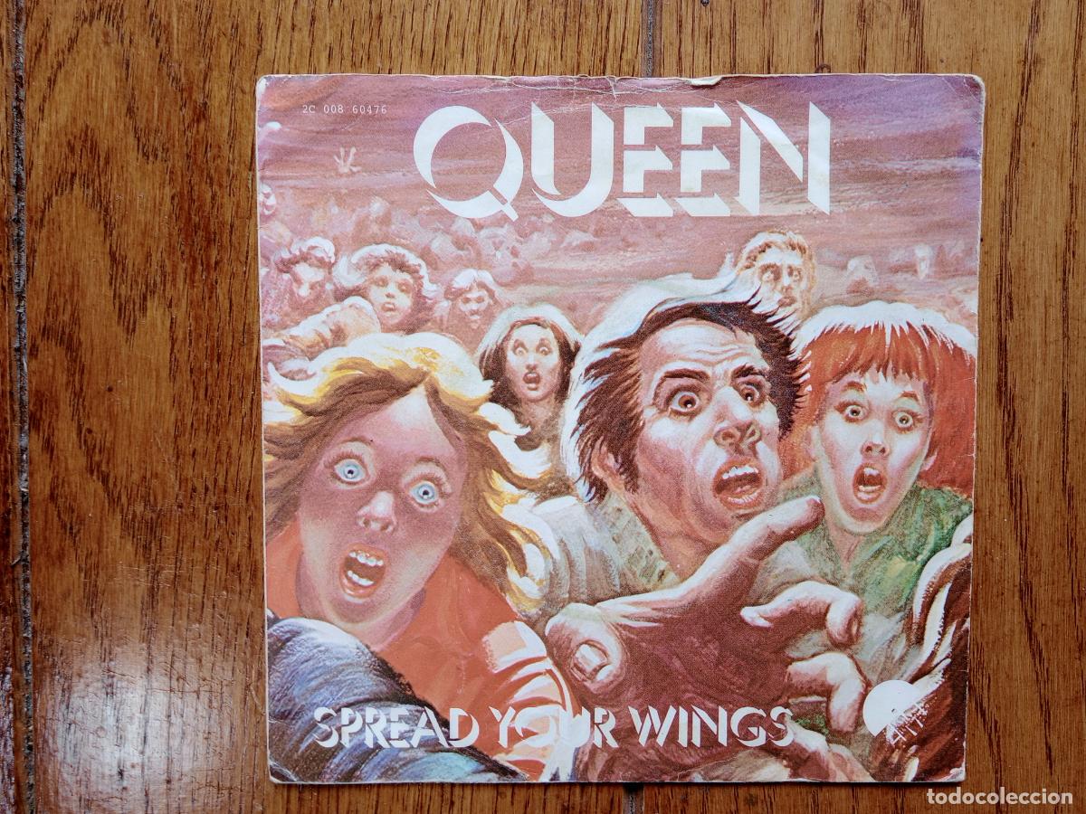 Discos de vinilo: Queen - spread your wings + sheer heart attack