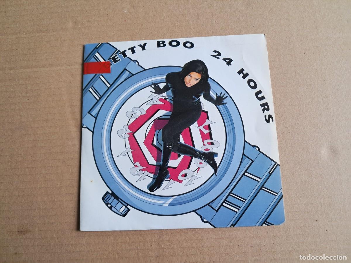 Discos de vinilo: BETTY BOO - 24 HOURS SINGLE 1990 EDICION ESPA&Ntilde;OLA