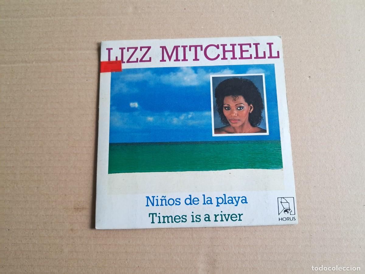 Discos de vinilo: LIZZ MITCHELL - NI&Ntilde;OS DE LA PLAYA SINGLE 1988 EDICION ESPA&Ntilde;OLA