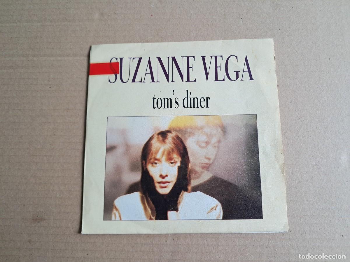 Discos de vinilo: SUZANE VEGA - TOM&acute;S DINER SINGLE 1987 EDICION ESPA&Ntilde;OLA