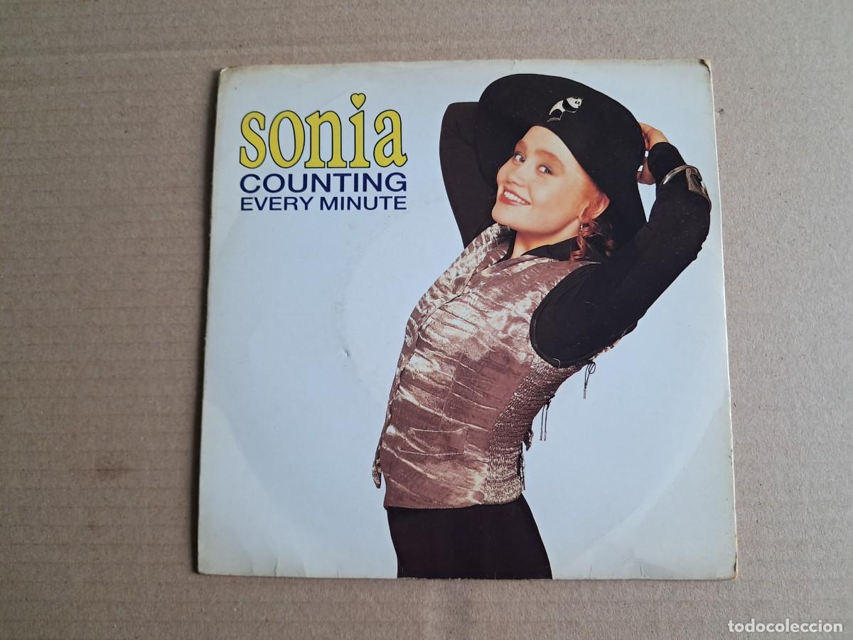 Discos de vinilo: SONIA - COUNTING EVERY MINUTE SINGLE 1990 EDICION INGLESA