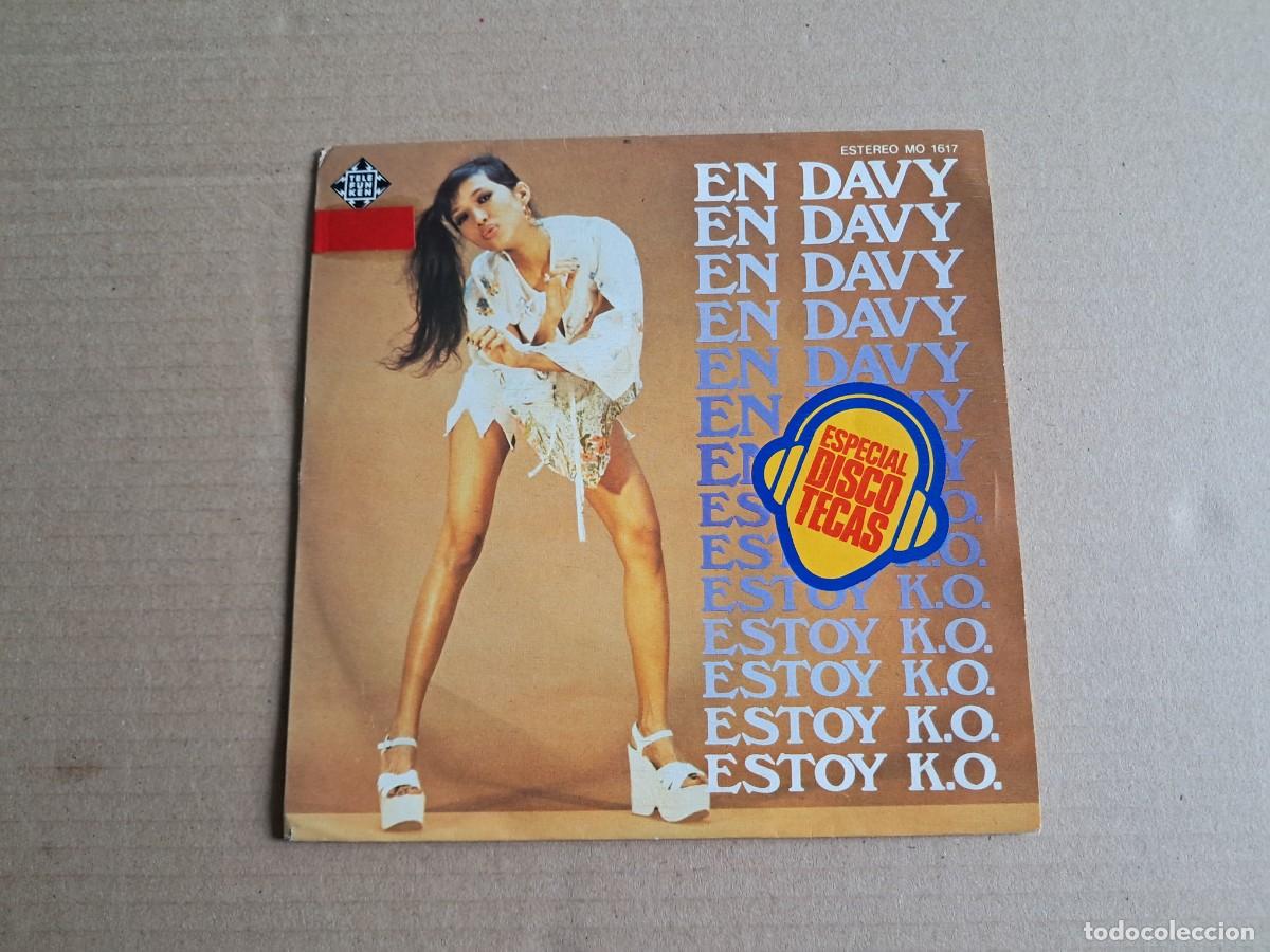 Discos de vinilo: EN DAVY - ESTOY K.O. SINGLE PROMOCIONAL 1976 EDICION ESPA&Ntilde;OLA