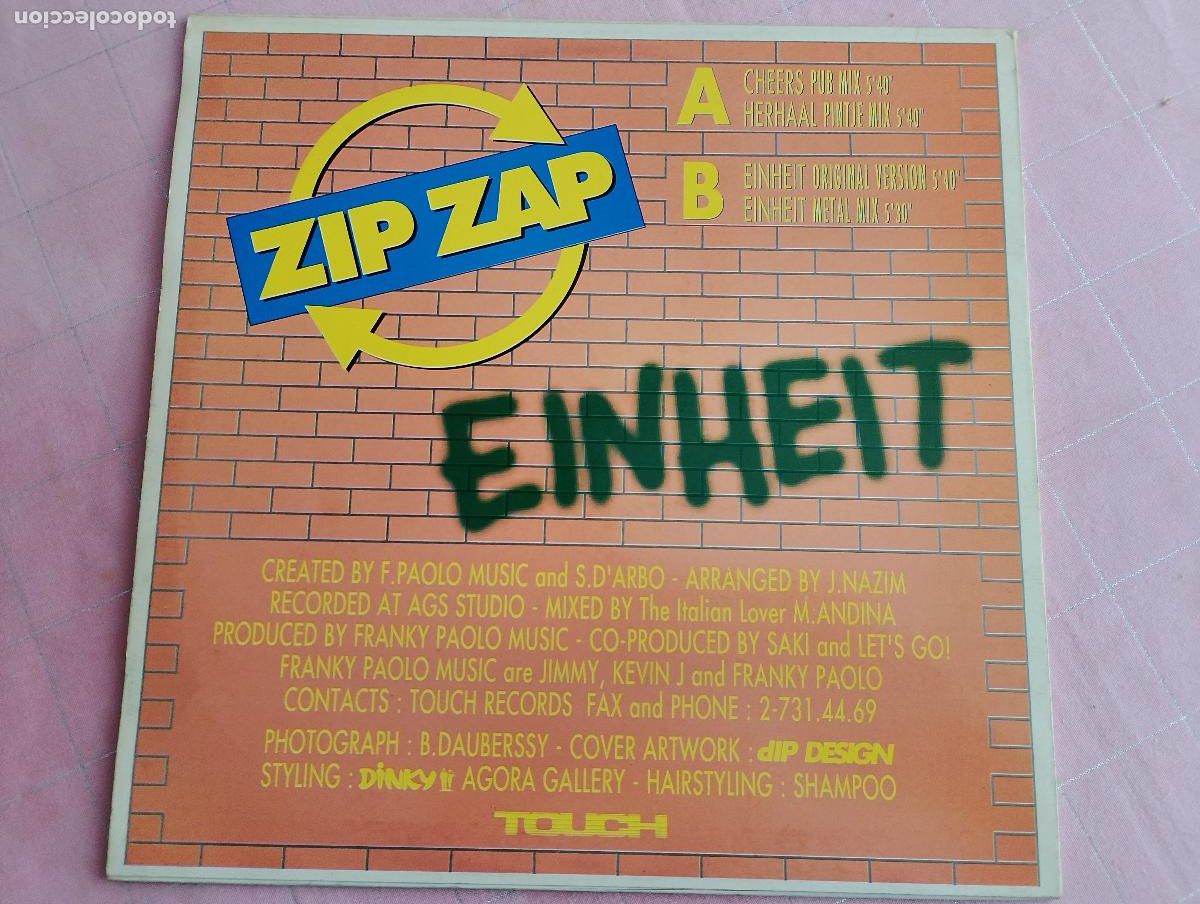 Discos de vinilo: Zip Zap &lrm;&ndash; Einheit 1991 techno - Foto 3