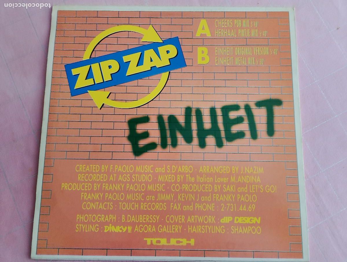Discos de vinilo: Zip Zap &lrm;&ndash; Einheit 1991 techno - Foto 4