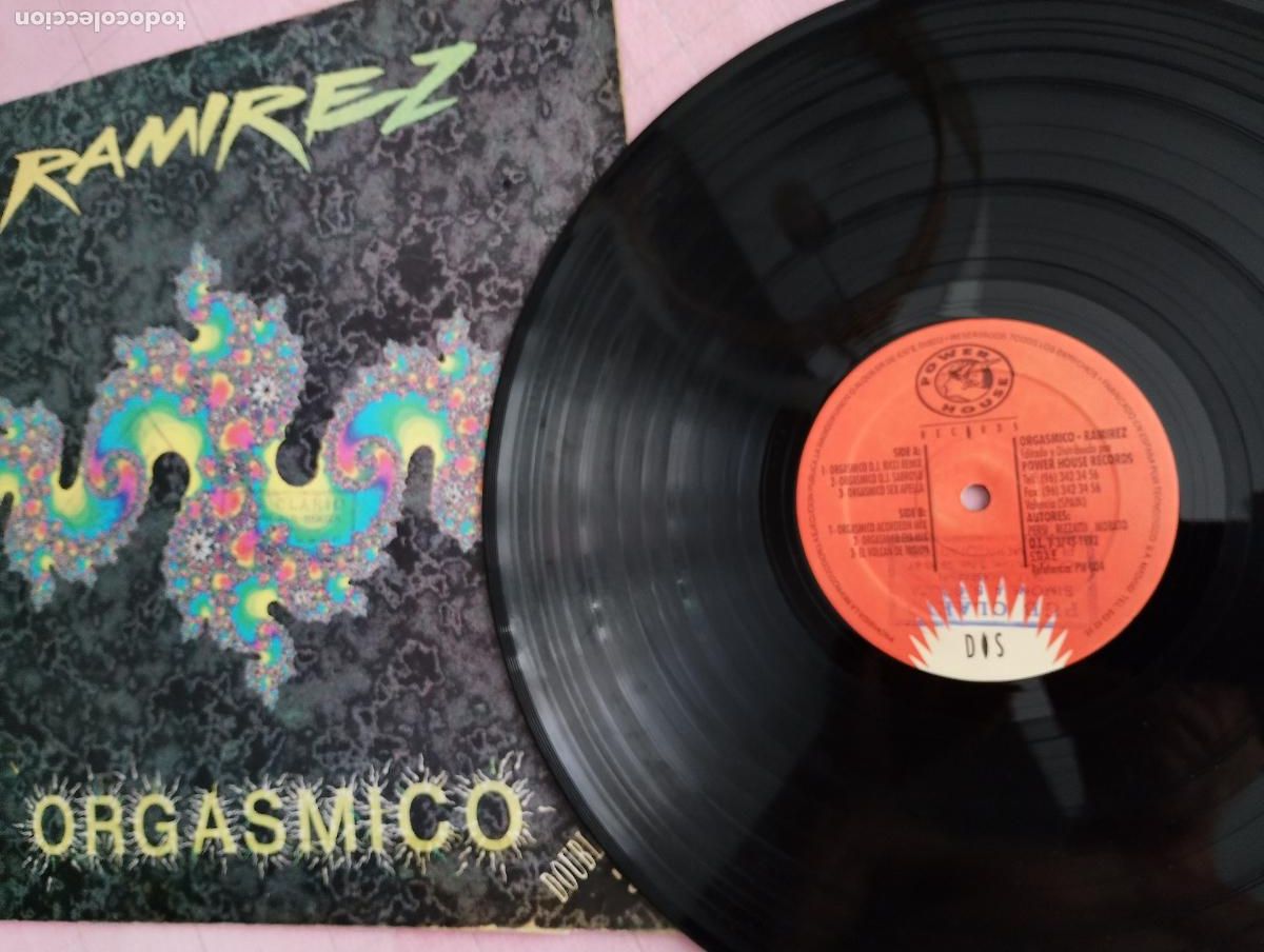Discos de vinilo: Ramirez &lrm;&ndash; Orgasmico 1992 techno, ED LIMITADA, POWER HOUSE - Foto 2