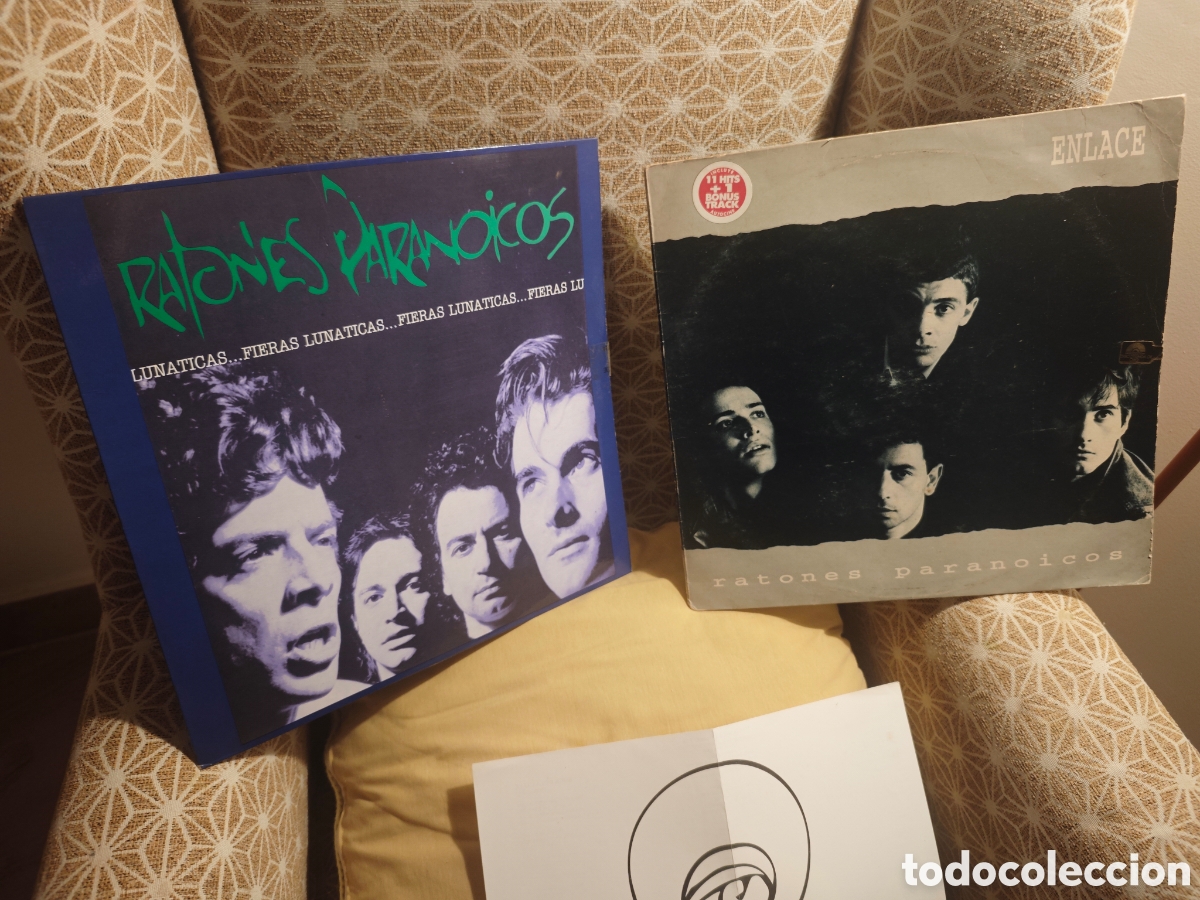 Discos de vinilo: Ratones Paranoicos. - Fieras Lun&aacute;ticas 1991 - Enlace , 1991 , vinilos excelentes