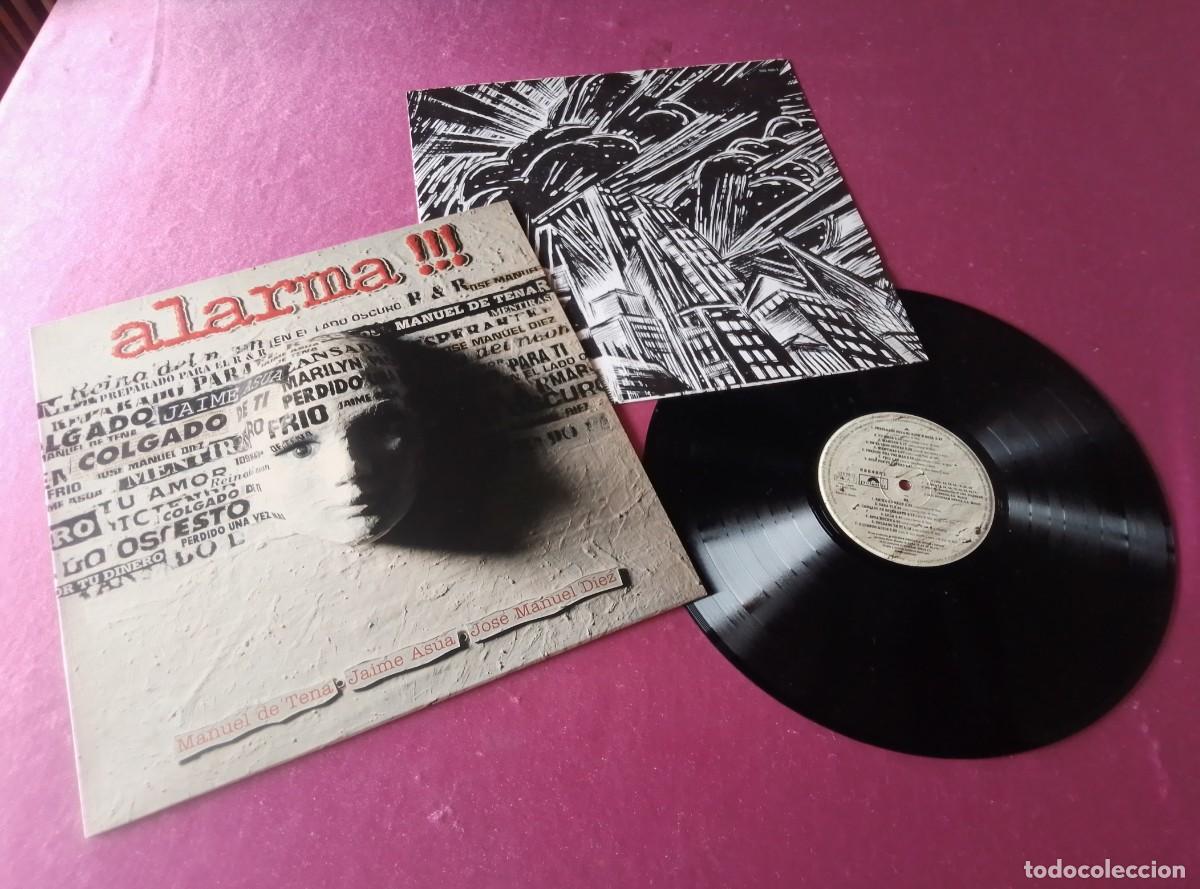 Discos de vinilo: ALARMA PREPARADO PARA EL ROCK AND ROLL EN EL LADO OSCURO 1994 LP L31 4 3