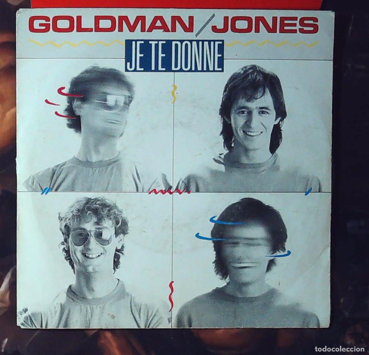 Discos de vinilo: ep frances single goldman jones je te donne