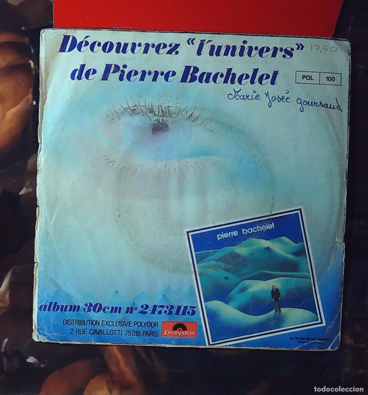 Discos de vinilo: ep frances single pierre bachelet elle est dailleurs - Foto 2