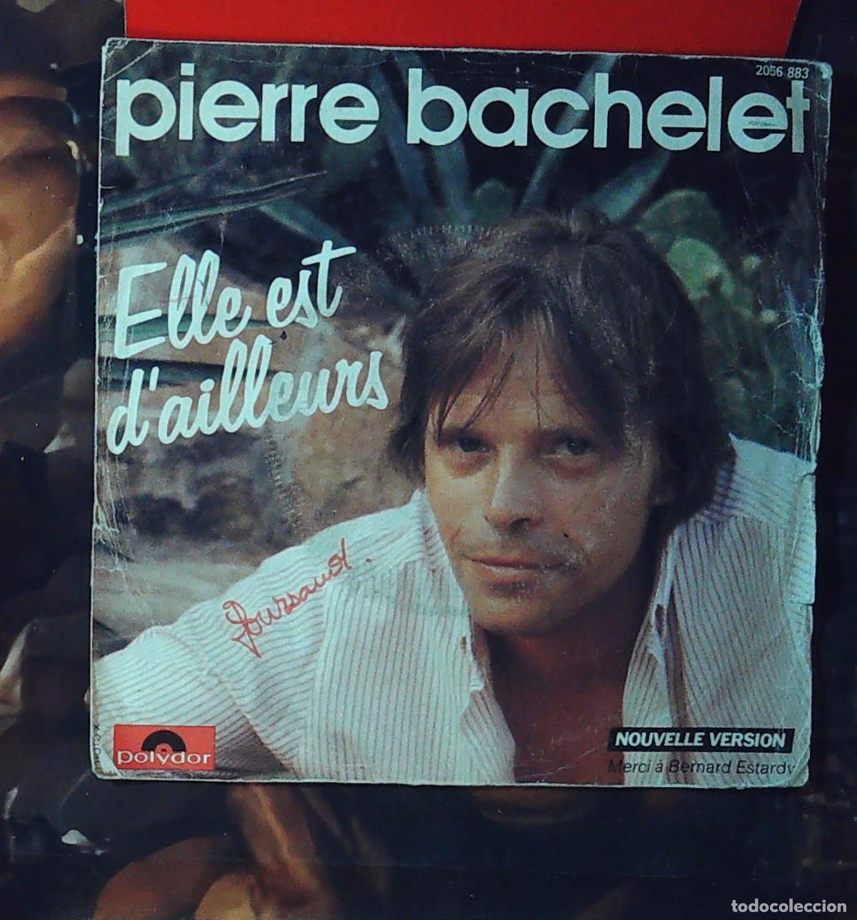 Discos de vinilo: ep frances single pierre bachelet elle est d'ailleurs