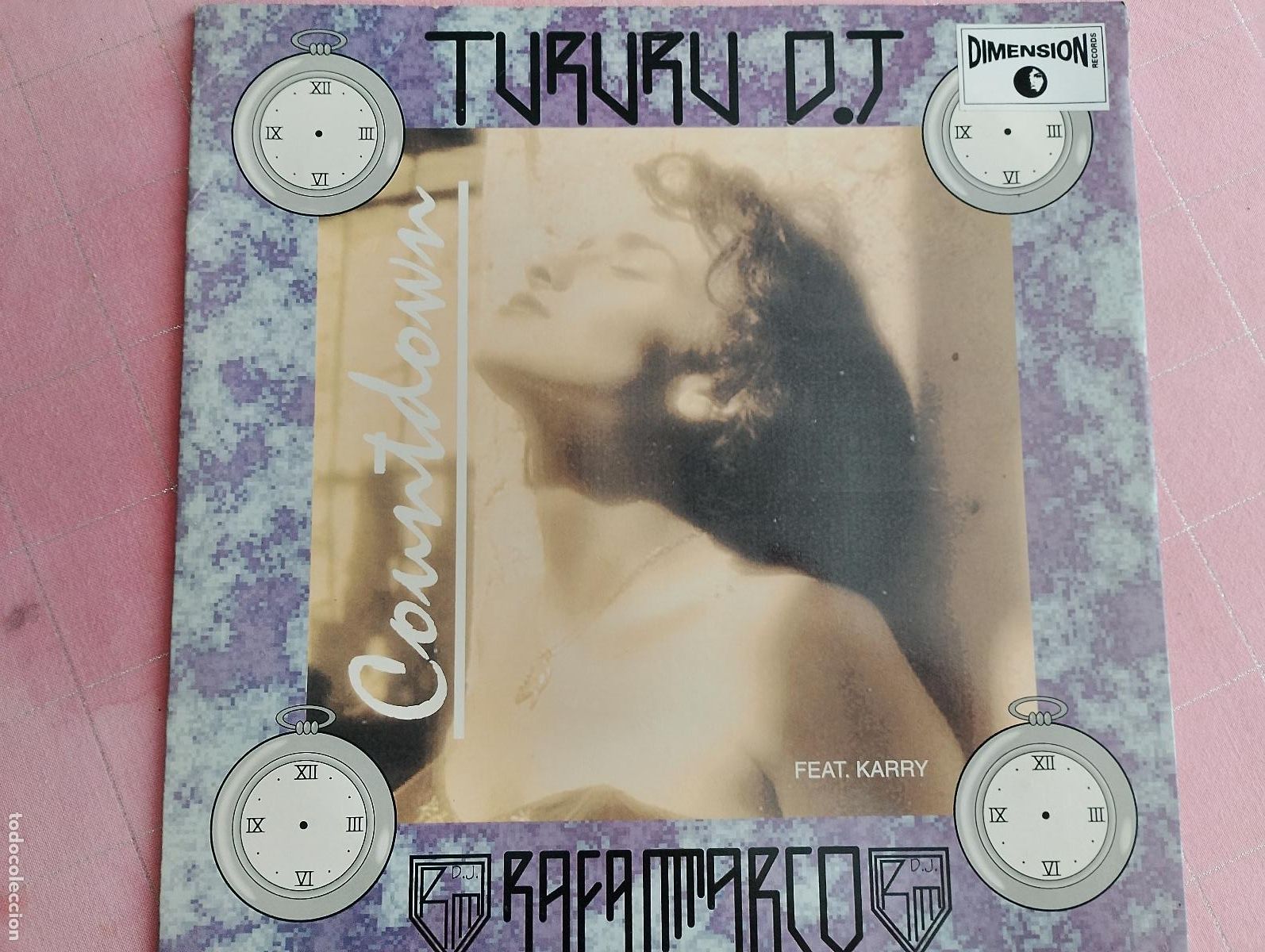 Discos de vinilo: Tururu D.J Feat Karry &ndash; Countdown, 1995, techno - Foto 2