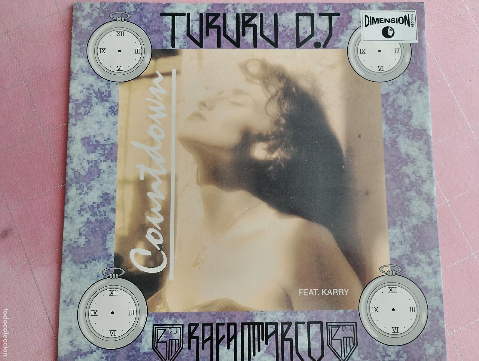 Discos de vinilo: Tururu D.J Feat Karry &ndash; Countdown, 1995, techno