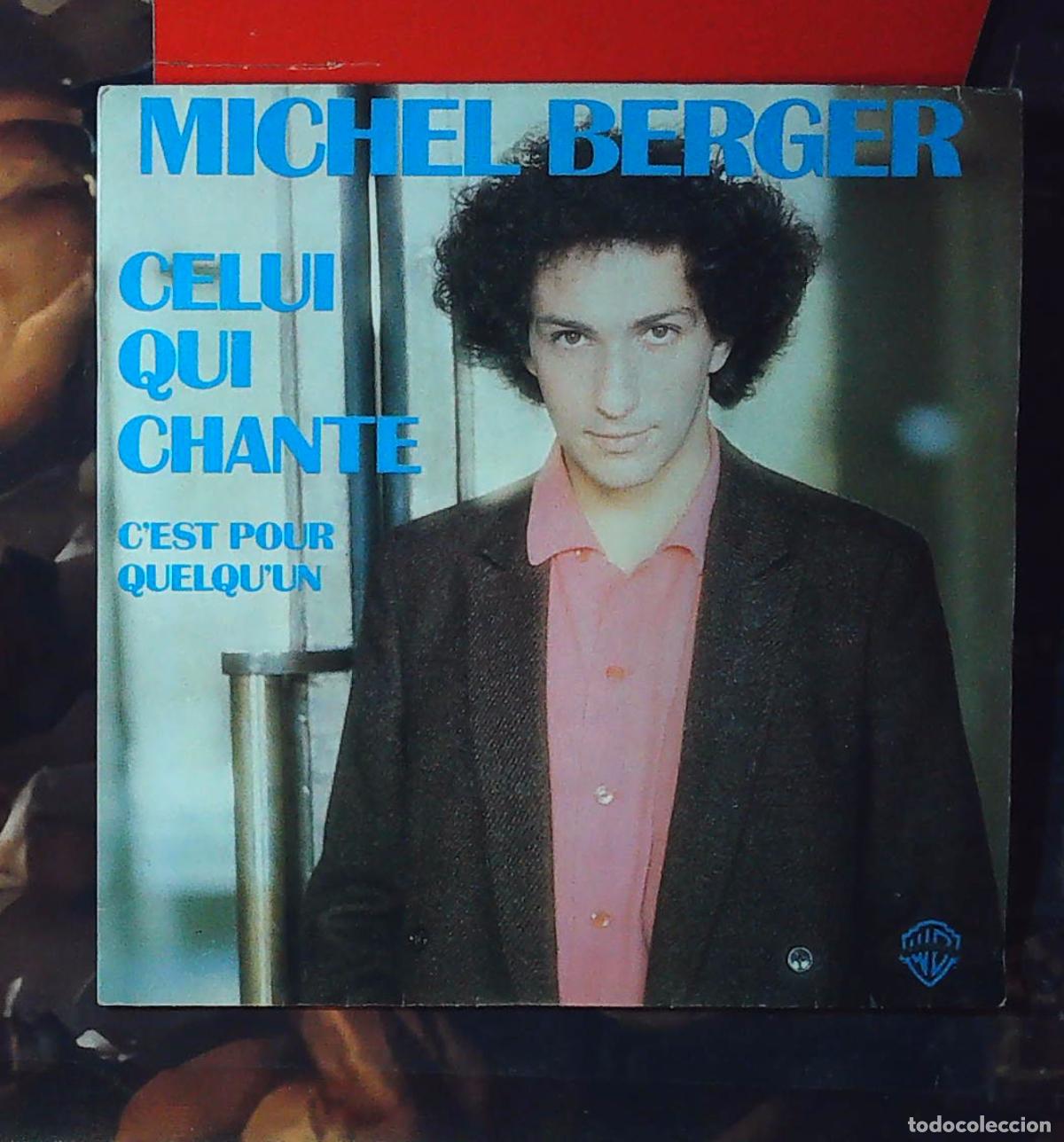 Discos de vinilo: ep frances single michel berger celui qui chante