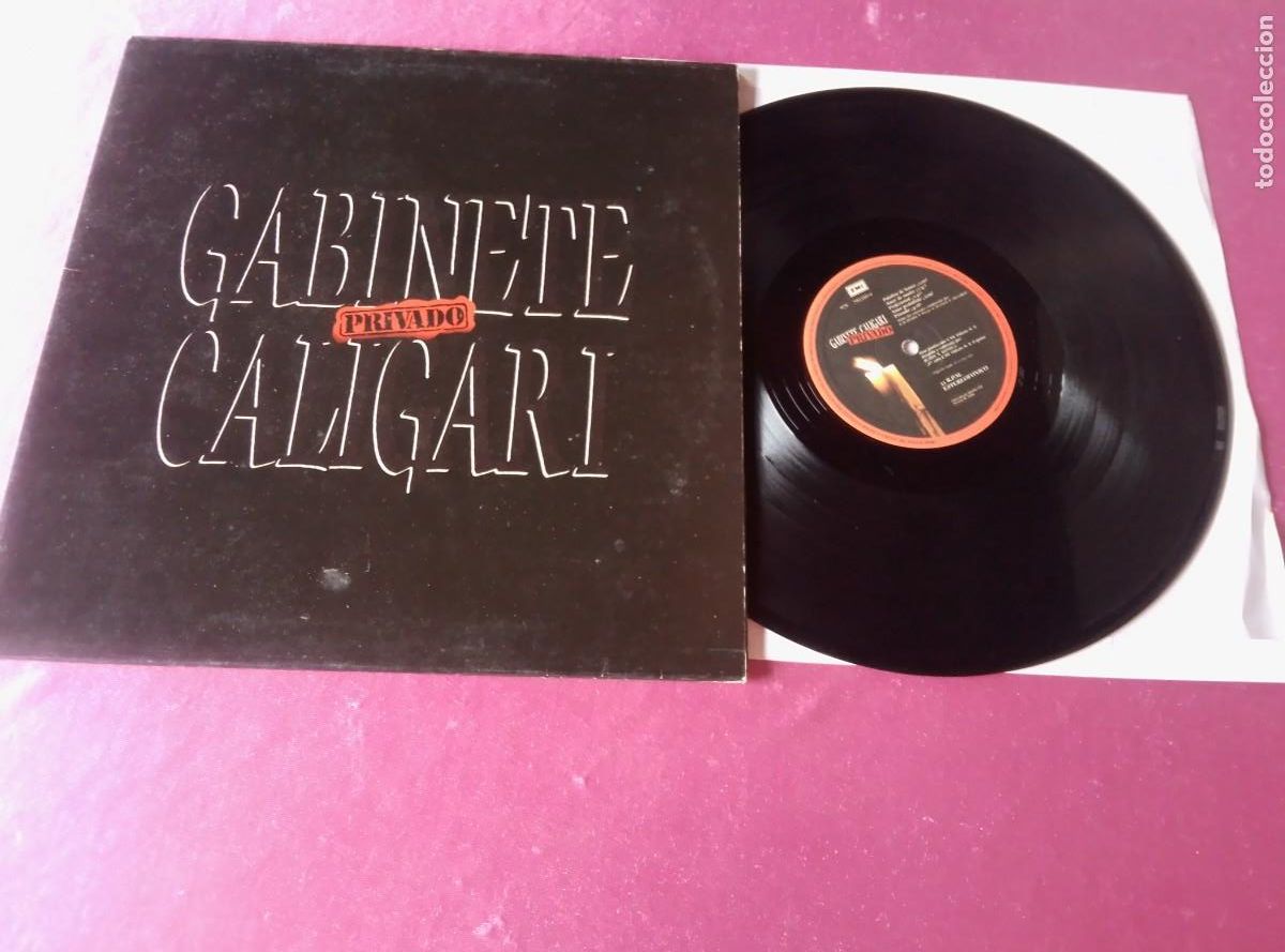 Discos de vinilo: GABINETE CALIGARI PRIVADO 1989 LP L31 4 3