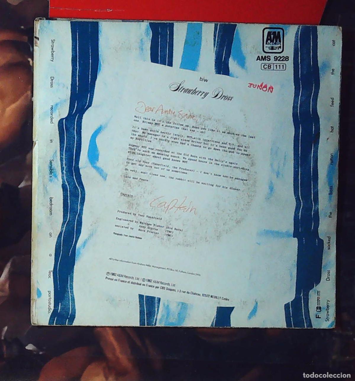 Discos de vinilo: ep frances single captain sensibles wot - Foto 2