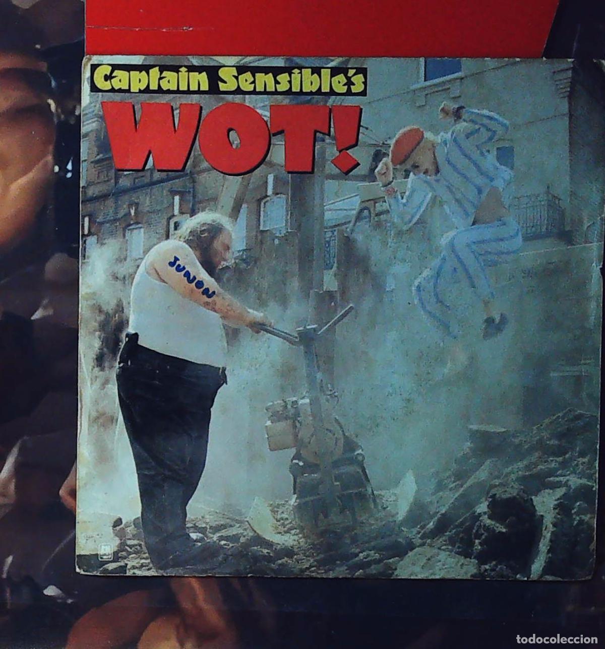 Discos de vinilo: ep frances single captain sensible's wot