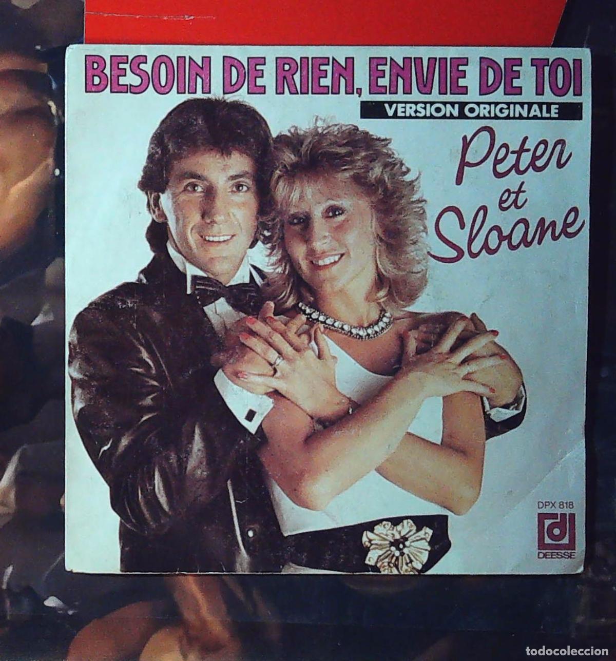 Discos de vinilo: ep frances single peter et sloane besoin de rien envie de toi