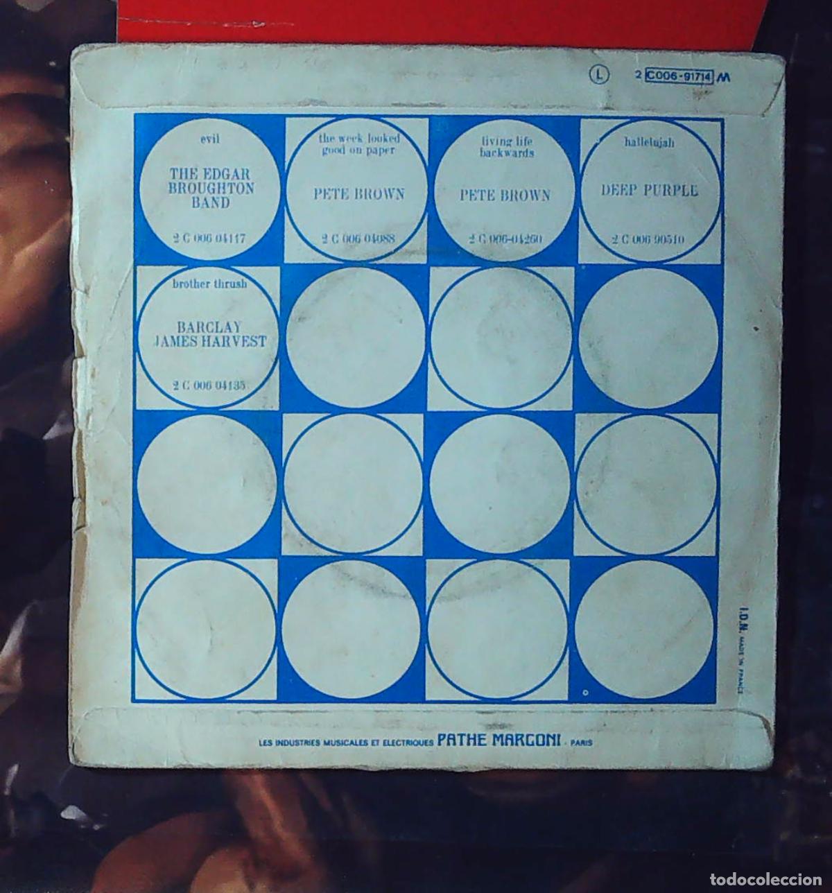 Discos de vinilo: ep frances single deep purple black night - Foto 2