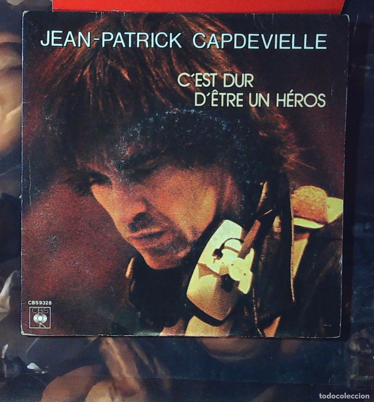 Discos de vinilo: ep frances single jean patrick capdeville cest dur detre un heros