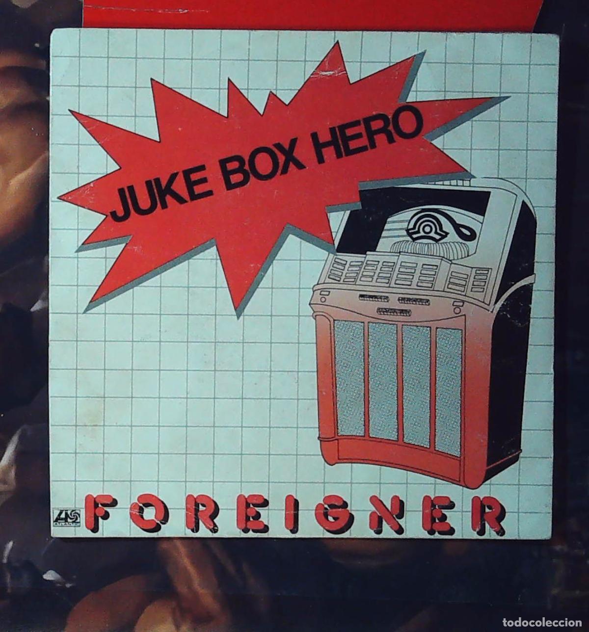 Discos de vinilo: ep frances single juke box hero foreigner