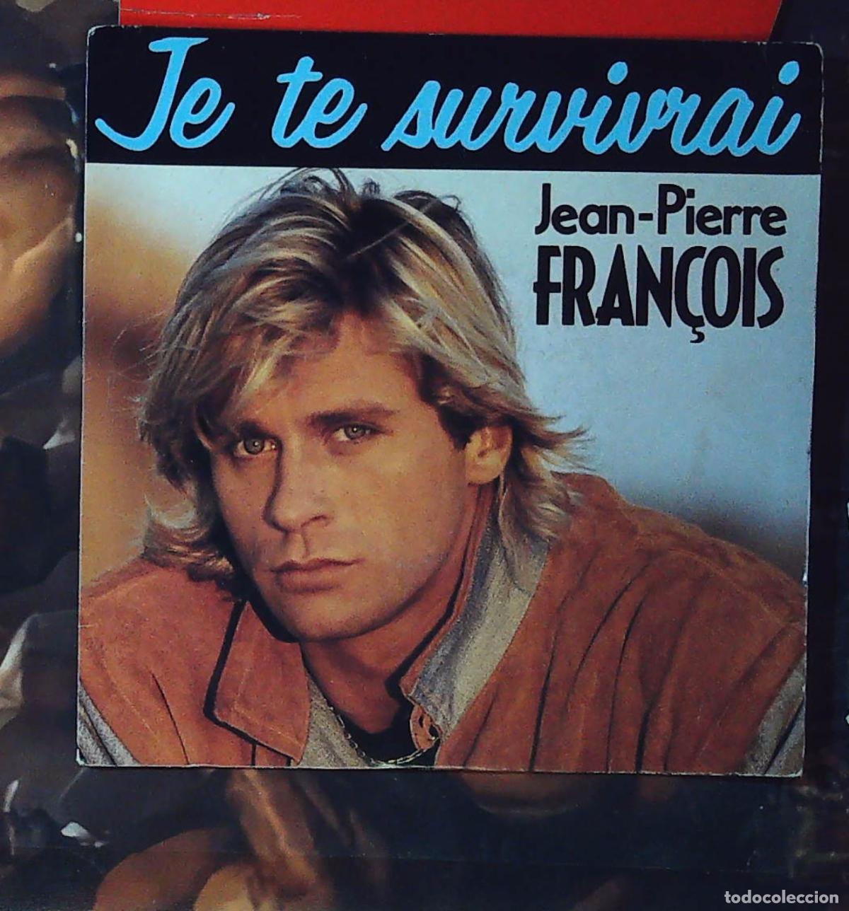 Discos de vinilo: ep frances single jean pierre francois je te survivrai
