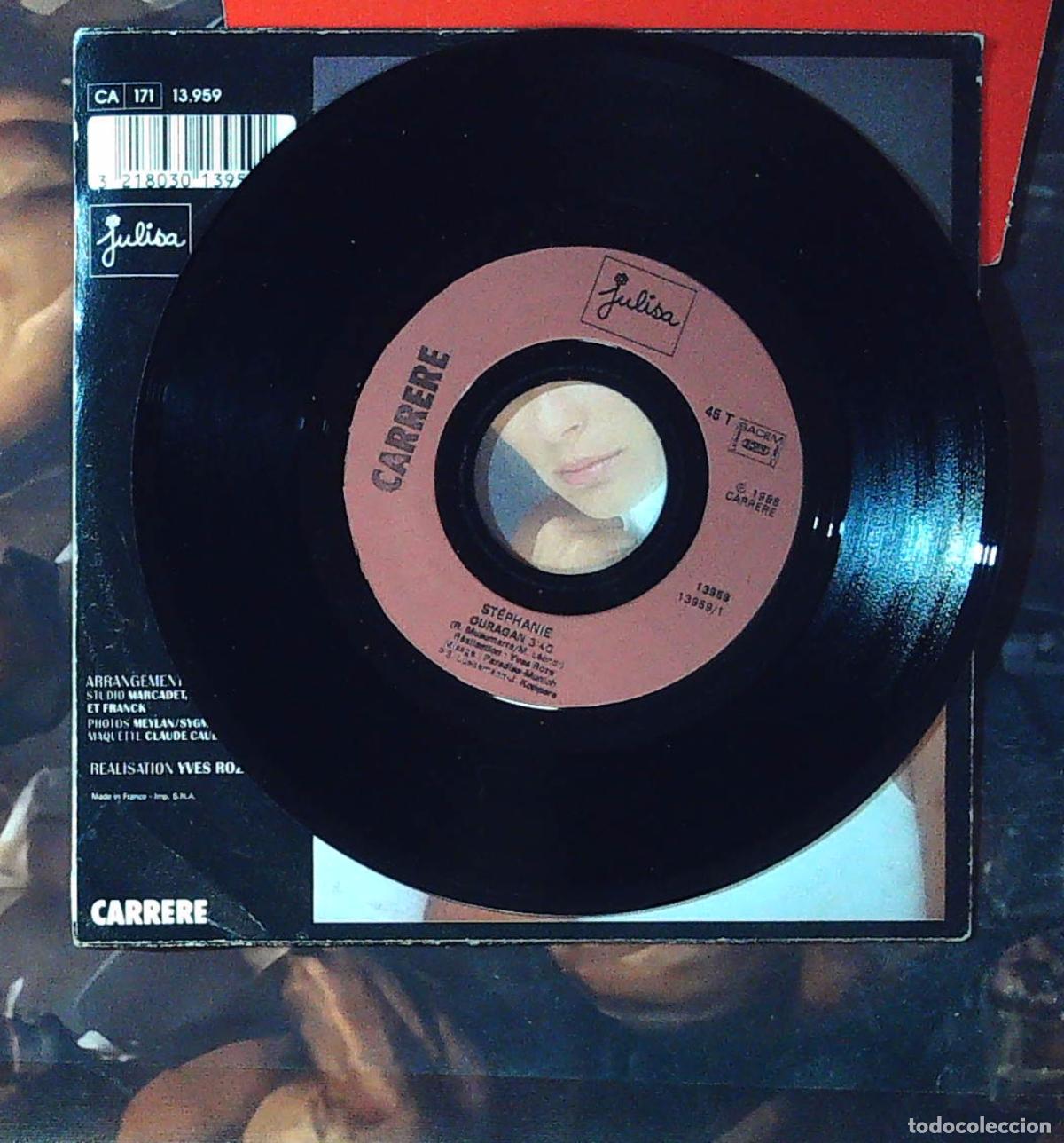 Discos de vinilo: ep frances single stephanie ouragan estefania de monaco - Foto 3