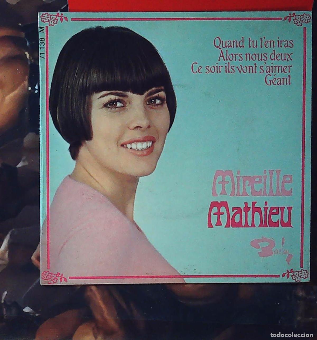 Discos de vinilo: ep frances single mireille mathieu quand tu t'en iras