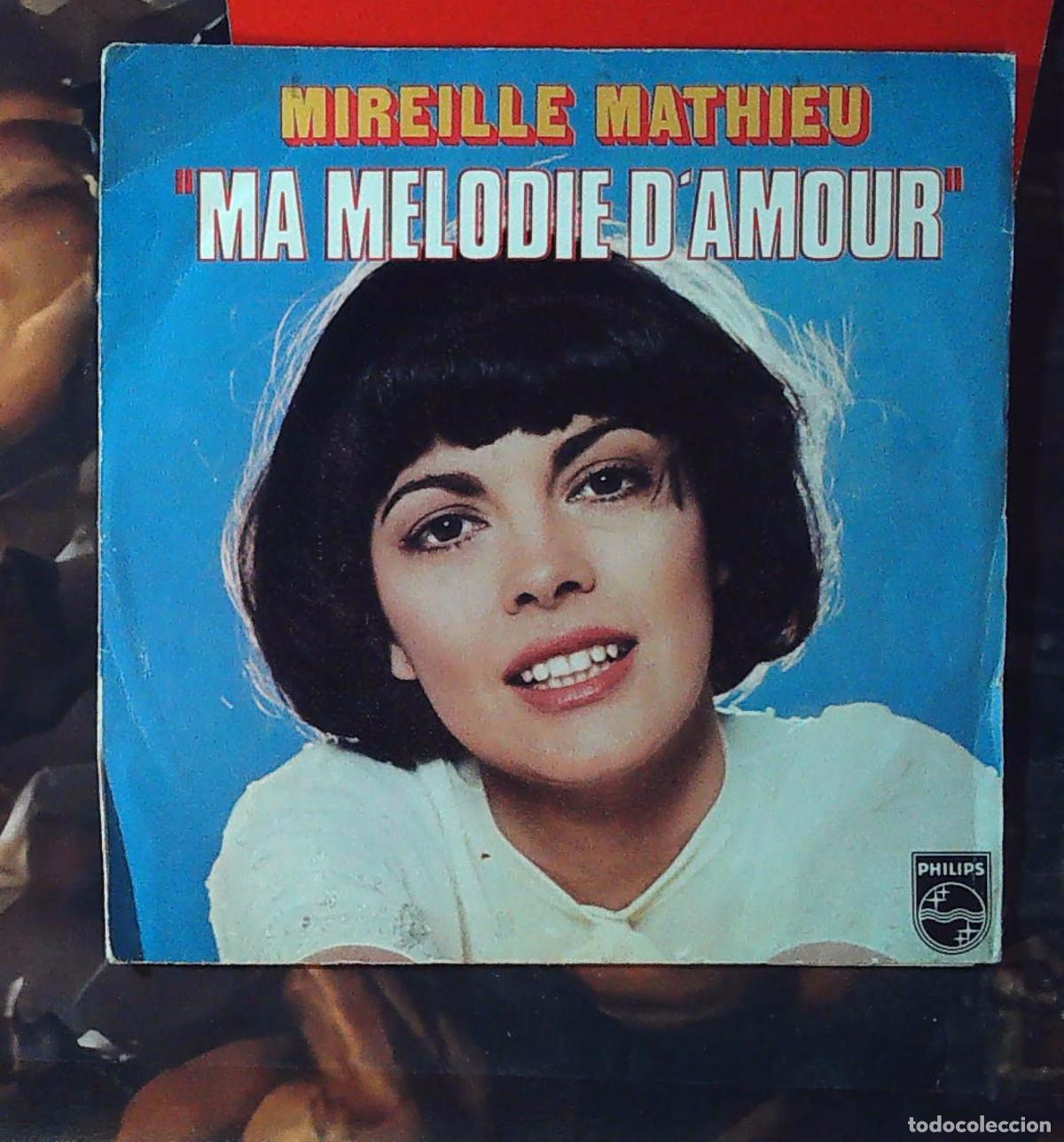 Discos de vinilo: ep frances single mireille mathieu ma melodie d'amour