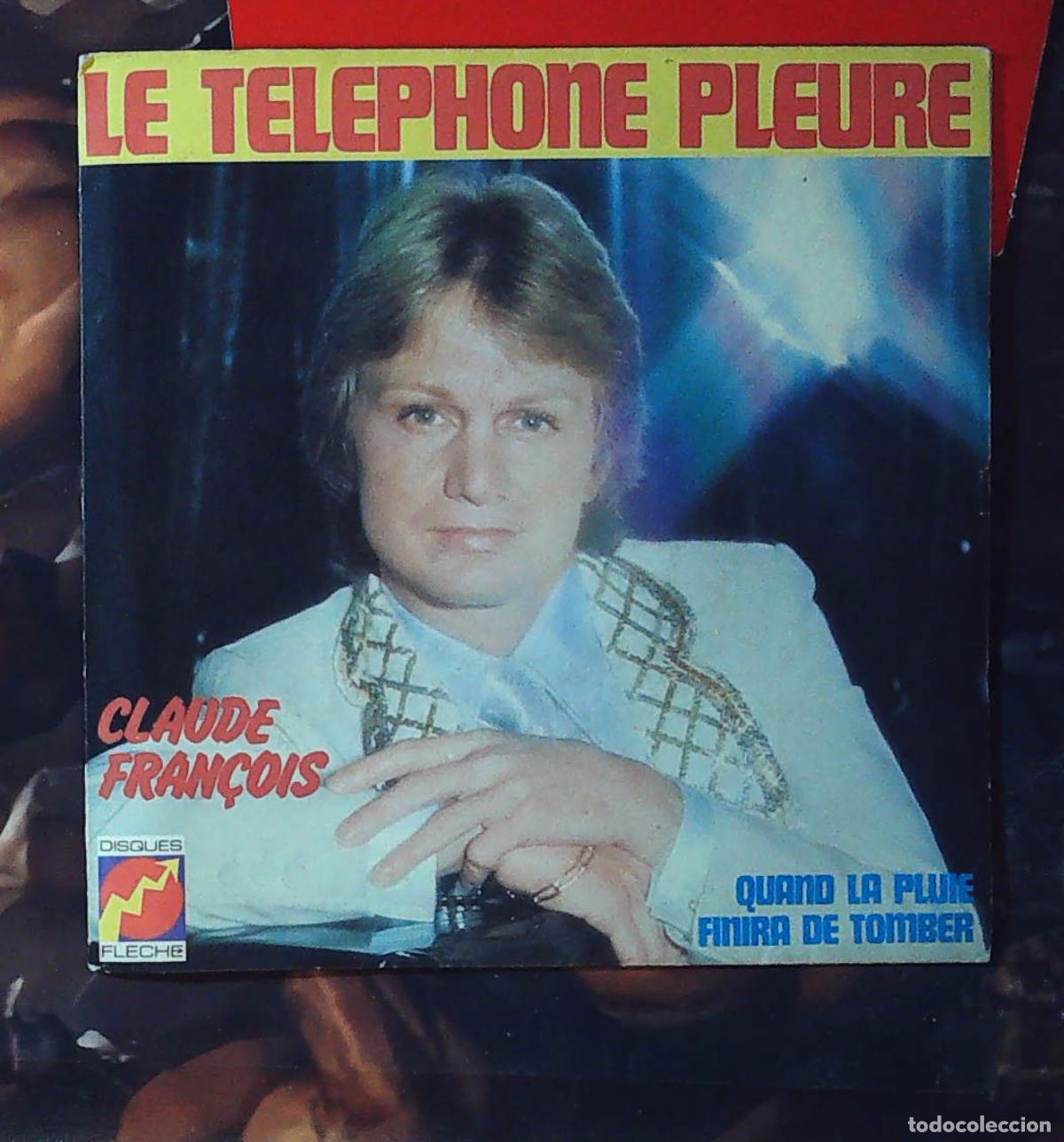 Discos de vinilo: ep frances single claude francois le telephone pleure